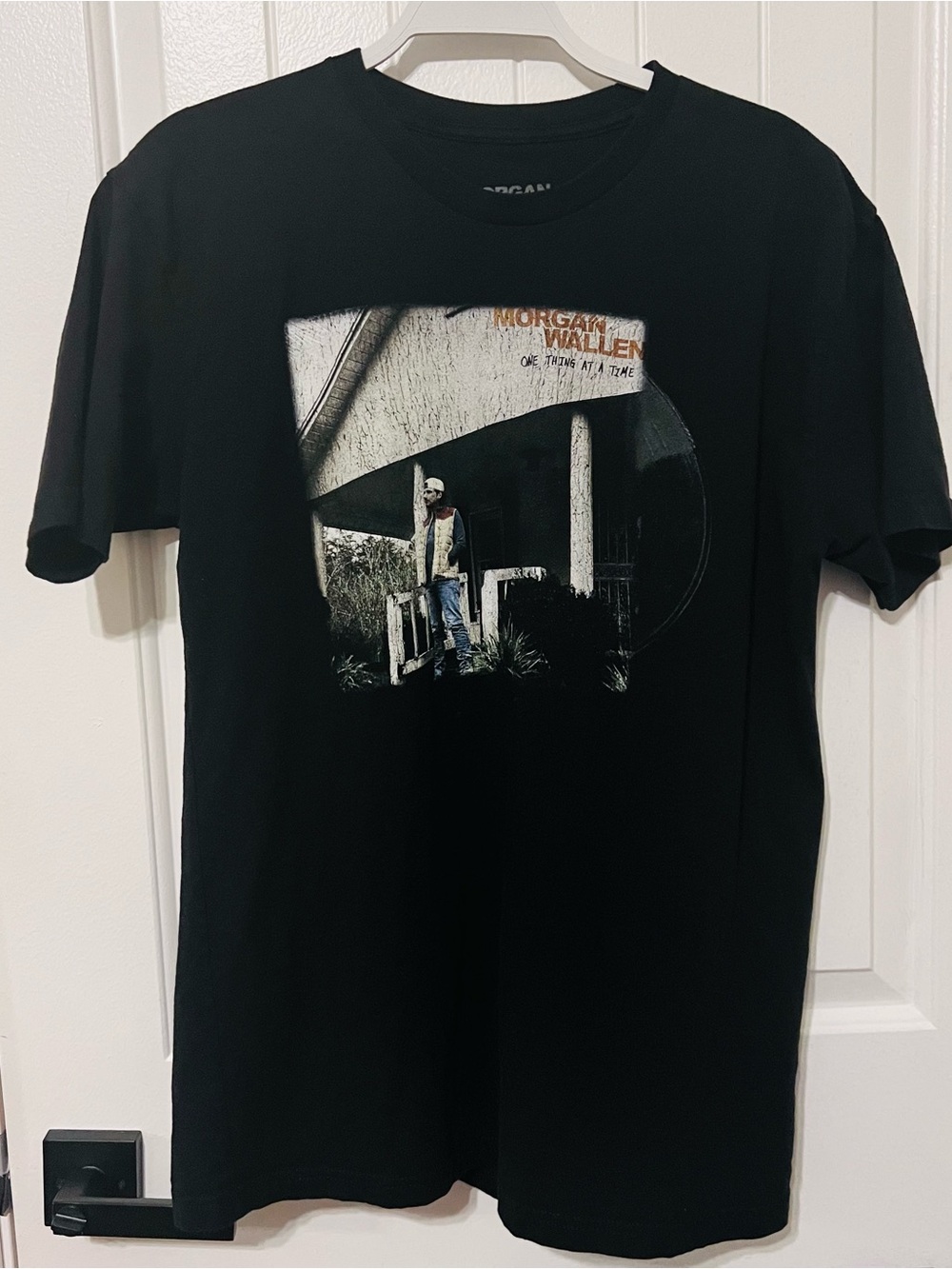 Morgan Wallen Black Graphic Crewneck T-Shirt Size Large